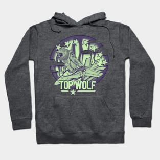 Top Wolf - Halloween Vibes Green Hoodie